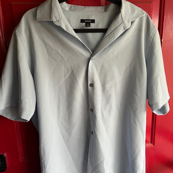 Men's L Alfani Button Up Shirt - Picture 5 of 6